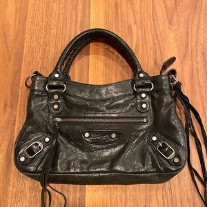 Balenciaga Small City Stud Motorcycle Bag